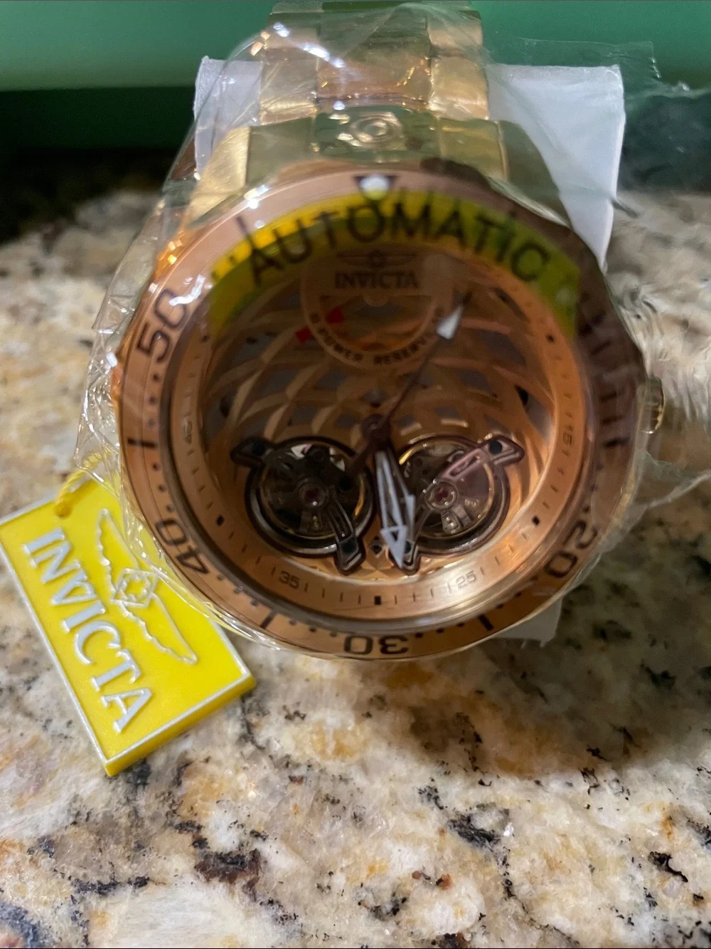 Invicta gold tone